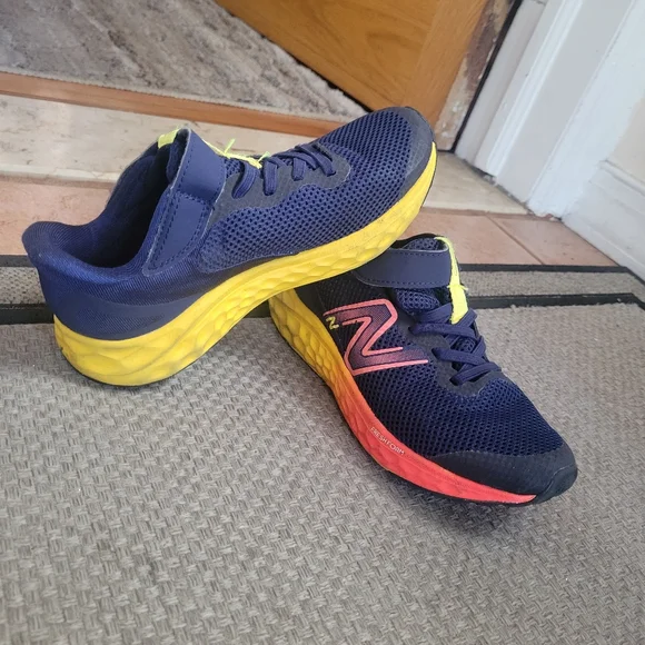 New Balance Kids' Navy and Red Sneakers - Picture 8 of 8